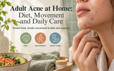 Adult Acne at Home: Diet, Movement and Daily Care